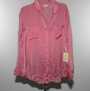LA MIEL Vibrant Pink Blouse